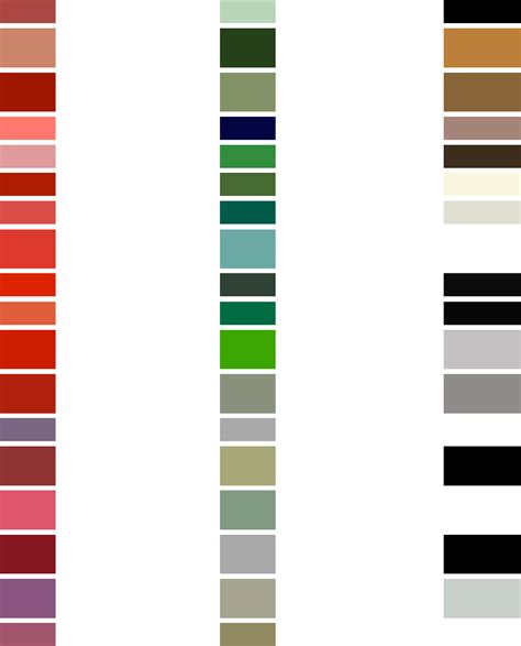 Sample Ral Color Chart Edit Fill Sign Online Handypdf
