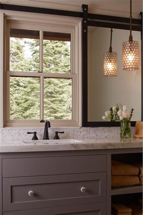 When it comes to creating an area of comfort and elegance in home the bathroom is always the focus. Mirror over window! | Modern bathroom mirrors, Elegant ...
