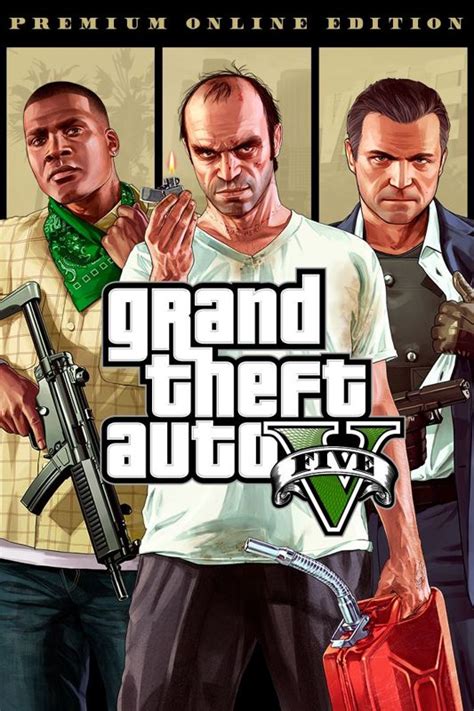Grand Theft Auto V Premium Online Edition Xbox One Box Cover