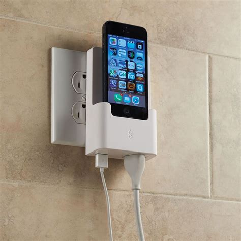 The Iphone 5 Outlet Charging Dock Hammacher Schlemmer Latest