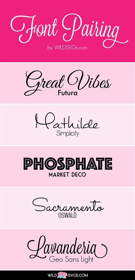 Learn To Pair Fonts Like A Pro These Font Pairings Cover Mix Of