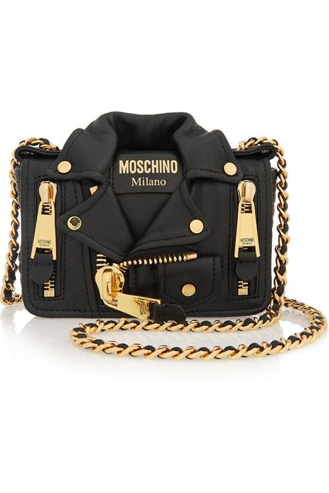 Moschino Jacket Leather Shoulder Bag Net A Portercom Luxury Purses