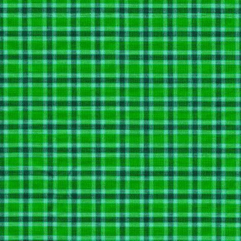 Green And Black Plaid Pattern Fabric Background By Keith