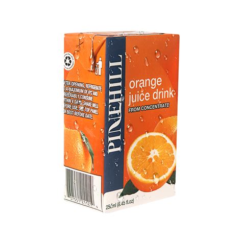 Pine Hill Dairy Orange Juice Drink 250ml Barbados Manufacturers