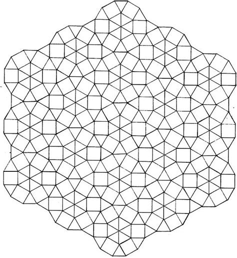Geometric Shapes Cartoon Coloring Page