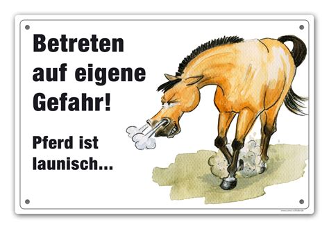 In potsdam kann zum beispiel ein bußgeld von bis zu 1.000 euro ausgesprochen werden, wenn sie wasservögel trotz verbot füttern. Schild "launisches Pferd" - Comic-Schilder