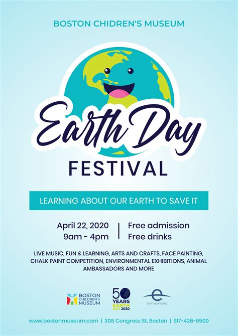 Earth Day Festival For Children Poster Template Ad Template Creatopy