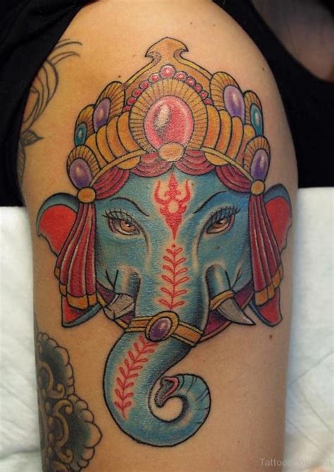 Ganesha tattoo is very common to see among people who are strong followers of this deity. Religious Tattoos | Tattoo Designs, Tattoo Pictures | Page 43