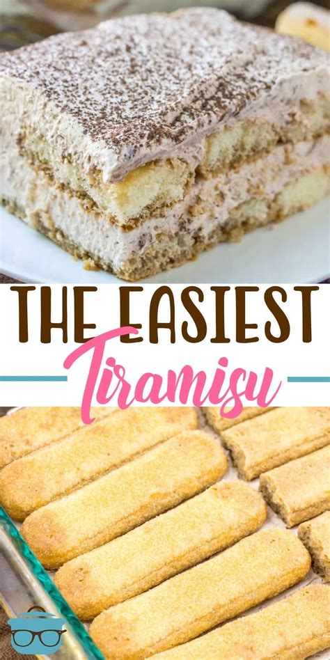 The Easiest Tiramisu Dessert Video Recipe Lady Fingers Dessert Dessert Recipes Easy