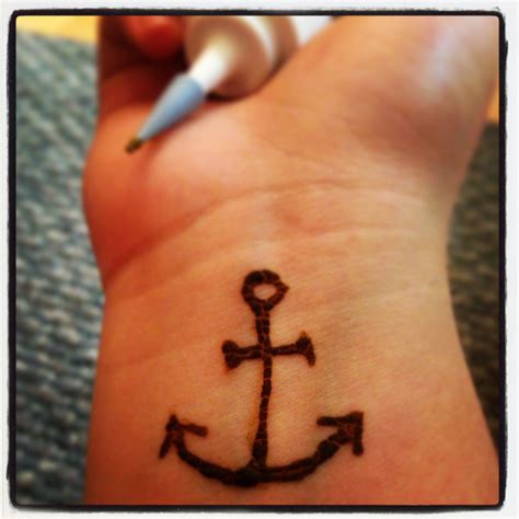 Anchor Henna Tattoo Quotes Henna Tattoos