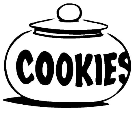 Cookie Jar Coloring Page Colouringpages