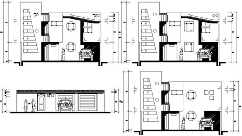 Free Download Bungalow Elevation Design Autocad Drawing Cadbull