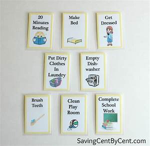 Chore Chart Cards Magnetic Chore Chart Chore Chart Chores Images And