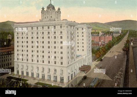 Utah Hotel Salt Lake City 1915 Stock Photo Alamy