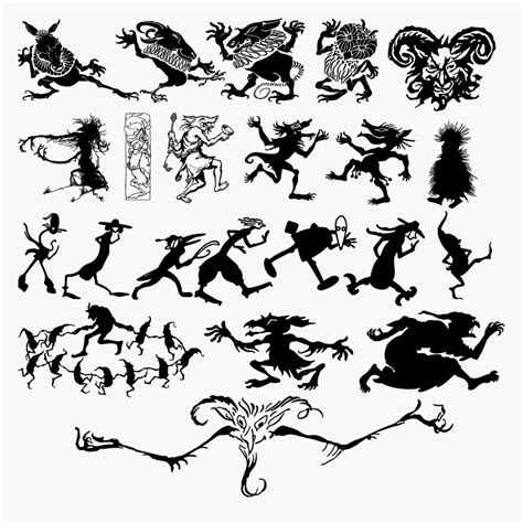 Collection Of Fairy Tale Creatures