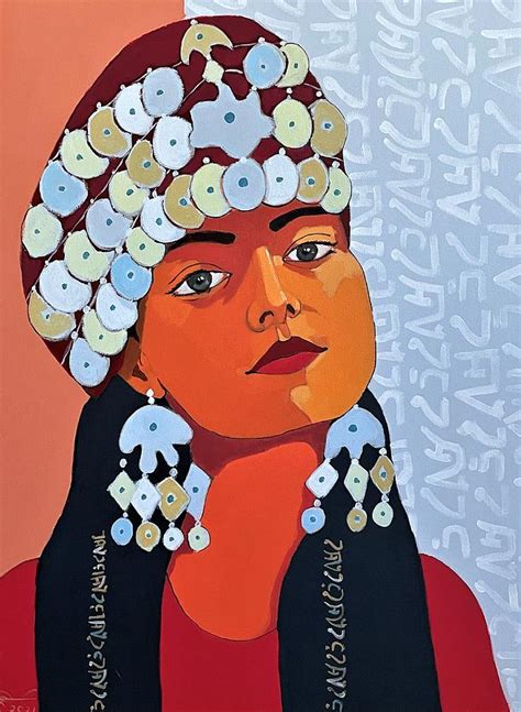 I Am Assyrian Girl Painting By Paul Batou Fine Art America