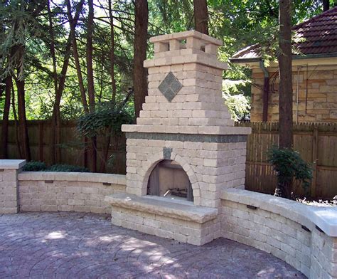 Brick modern outdoor fireplace ideas. Building an Brick Outdoor Fireplace Together | FIREPLACE ...