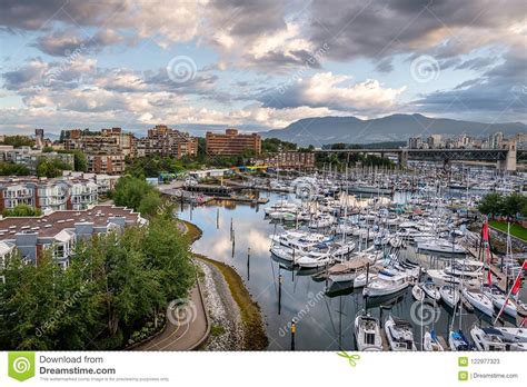 Granville Island In Vancouver British Columbia Stock Image Image Of