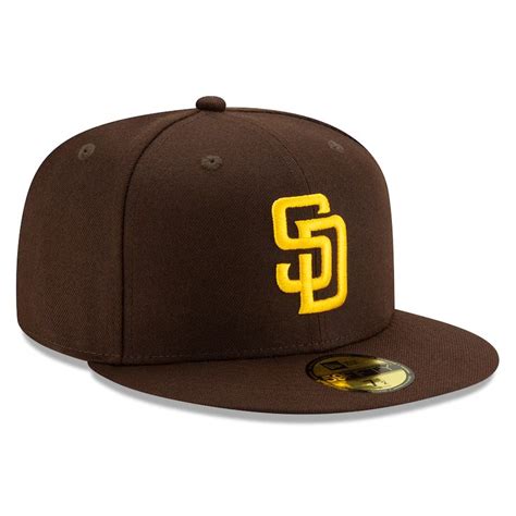 Mens San Diego Padres New Era Brown Authentic Collection On Field