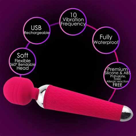 Vibrator G Spot Massager Usb Rechargeable 10 Speed Anal Waterproof Women Sex Toy Ebay