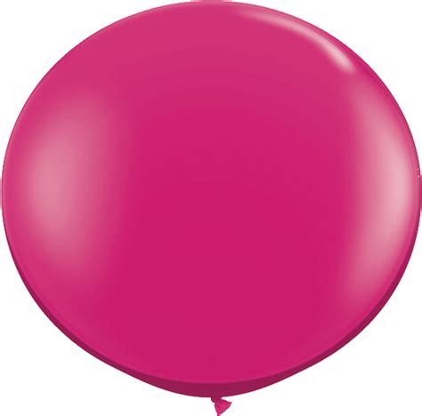 Download Hd 36 Extra Large Round Latex Balloon Hot Pink Latex