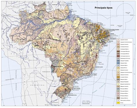 Professor Wladimir Geografia Mapa De Solos Do Brasil