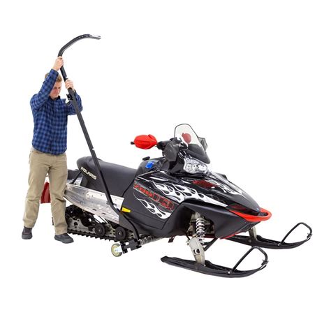 Snowmobile Dolly With Wheels Black Ice Discount Ramps