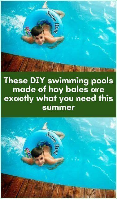 These Diy Swimming Pools Made Of Hay Bales Are Exactly What You Need This Summer Artofit