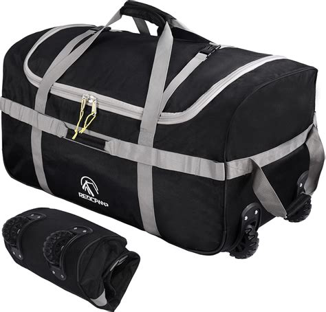 Redcamp 85l Duffle Bag With Wheels Large Foldable Travel Duffel Bag