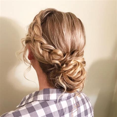 Braided Updo Is Cute And Elegant Makeup And Hair By Read Our R Bayareamakeupartist