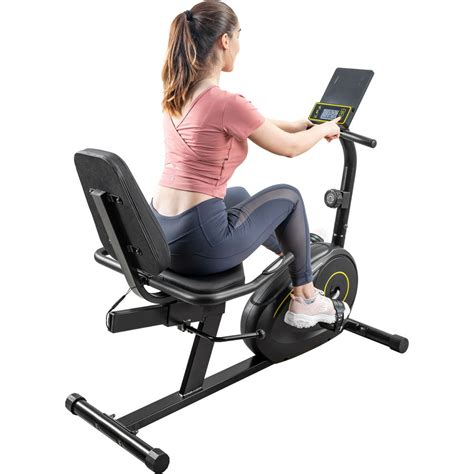 Indoor Recumbent Bicycle With Bluetooth Monitor And Comfortable Seat