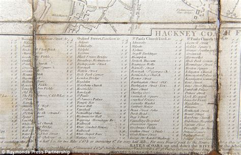 The 18th Century Knowledge Dusty Map Of Londons Hackney Cab Routes
