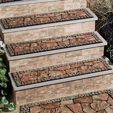 Beautifully Safe Tuscan Decorating Outdoor Stairs Stair Treads