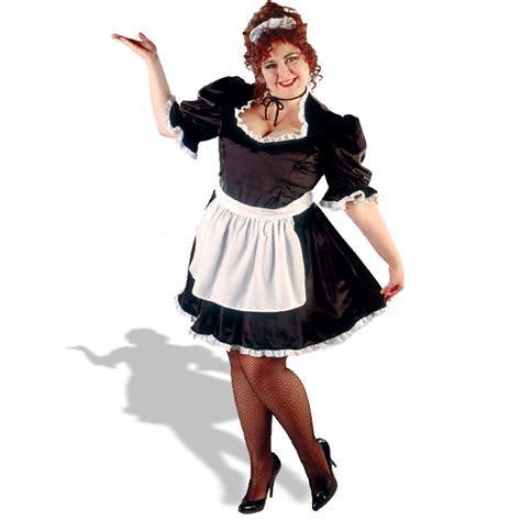 French Maid Plus Adult Costume