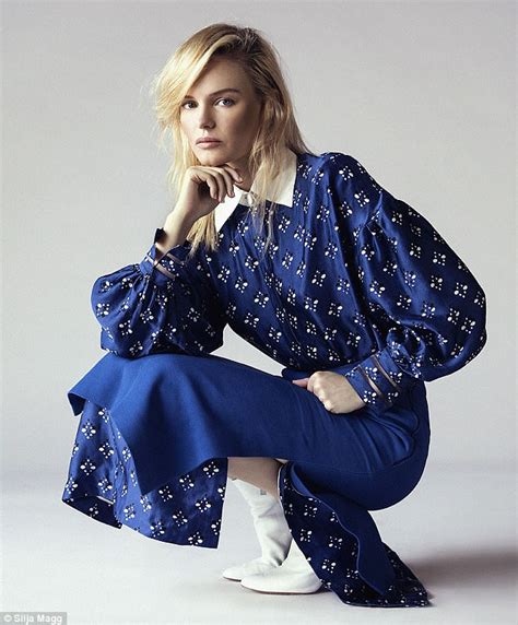 Kate Bosworth Is Chic In Blue Dress For Magazine Cover Daily Mail Online