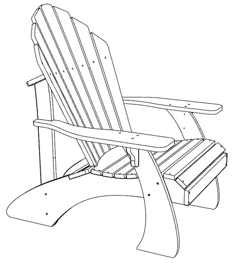 Template Adirondack Chair