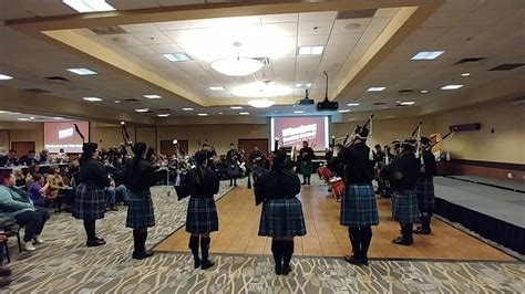 St Andrews Grade 4 Pipe Band At The Winnipeg Scottish Festival 2018