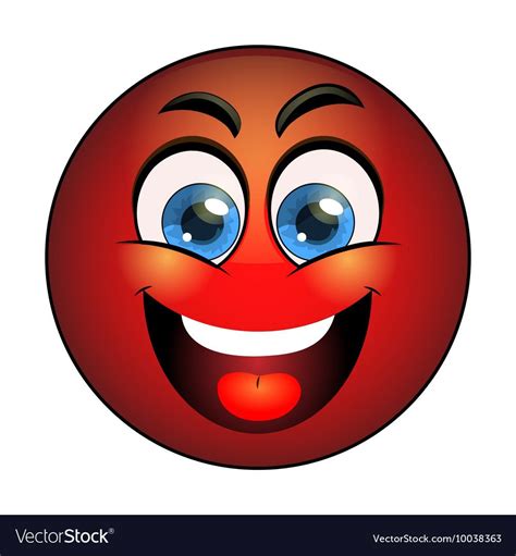 Emoji Rojo Enojado Cono De Emoticon De Emoticon Emoji