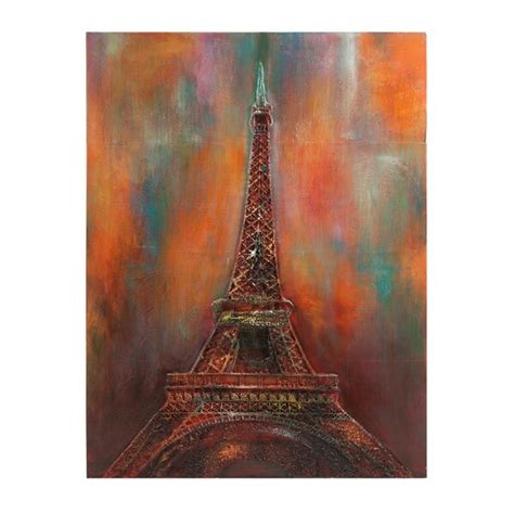 Shop Andriet Eiffel Tower Oil Painting Free Shipping Today