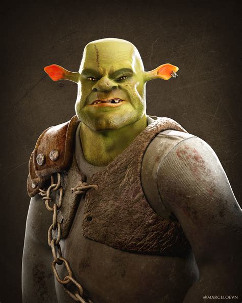 Realistic Dandd Shrek Ranimatedfilm