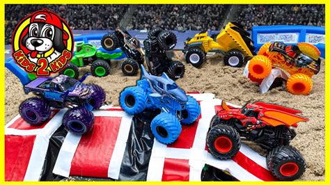 Monster Jam Freestyle Show Toy Trucks Of All Sizes Hour Compilation