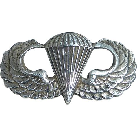 Insigne Metal Parachutiste Us Army Ww2 Collections Insignes