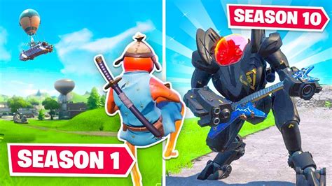 It has become popular with young gamers thanks to its regular. FORTNITE SEASON 1 TO SEASON 10 DEATHRUN - YouTube