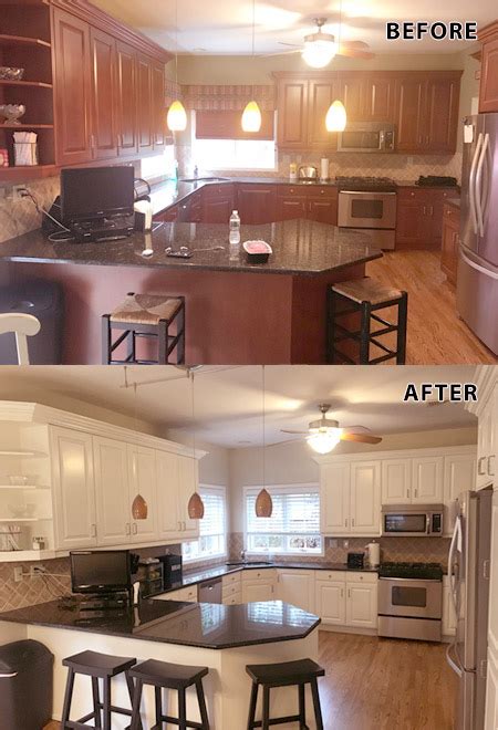 Our paint process produces a factory like finish and a 5 year warranty. Kitchen Cabinet Painters North Jersey & Rockland County, NY
