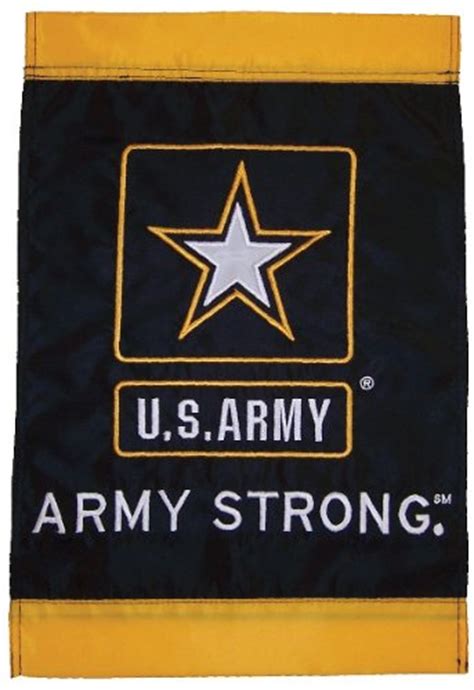 In The Breeze Us Army Strong 12 X 18 Garden Flag New Free