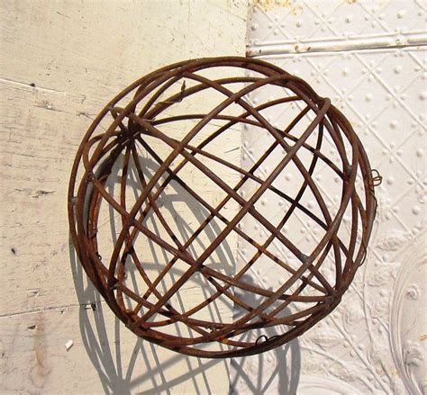 Robert buck is a metal artist who creates works of direct metal sculpture by commission as well as teaching blacksmith and welding arts classes to students. Wrought Iron 12" Ball - Sphere Yard Art
