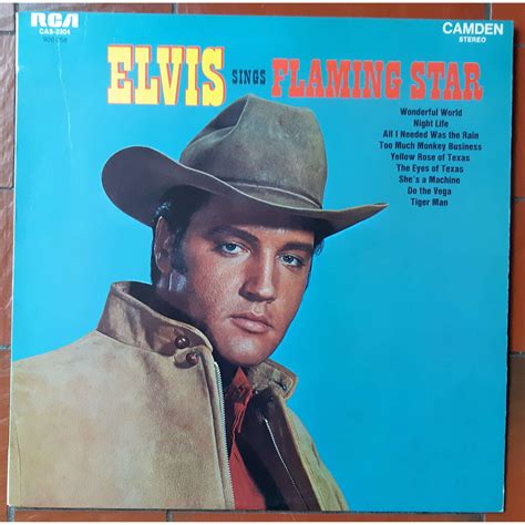Elvis Sings Flaming Star De Elvis Presley 33t Chez Mathieuc11 Ref