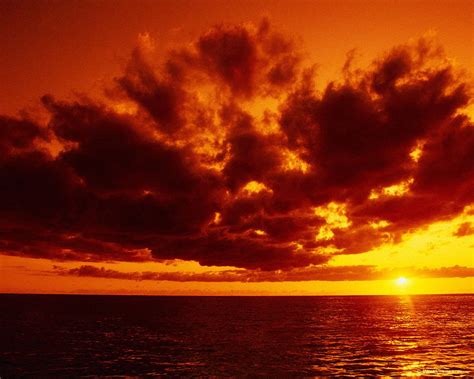Hawaii Sunset - Sunrises And Sunsets Wallpaper