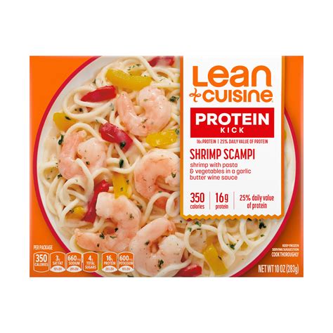 Lean Cuisine Protein Kick Shrimp Scampi Shop Entrees And Sides At H E B