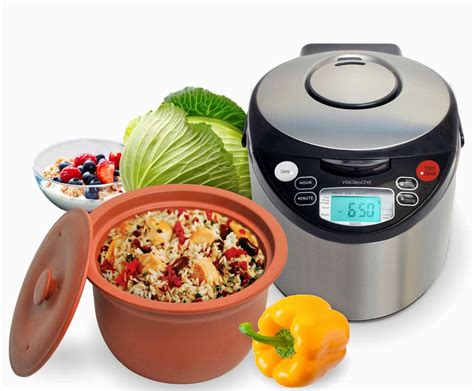 Best Rice Cookers Reviews VitaClay VM7900 8 Smart Organic Multi Cooker